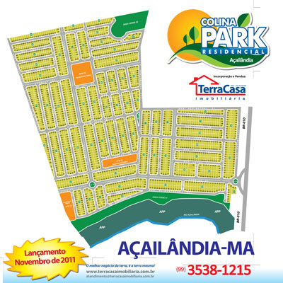 Mapa Açailandia - Colina Park